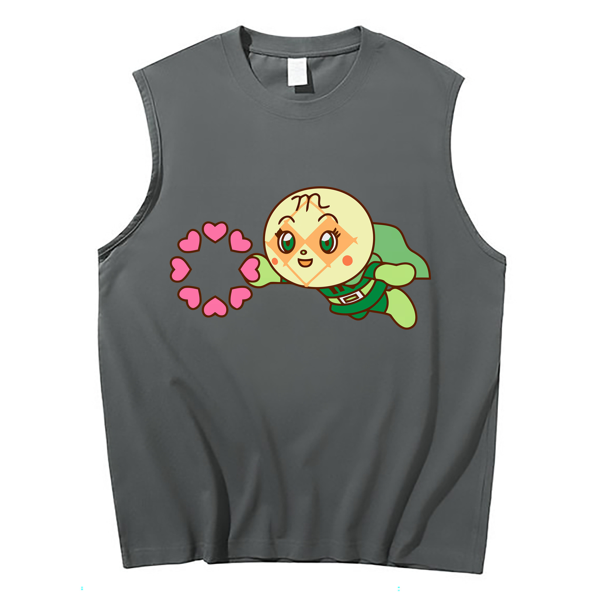 （画像用） アンパンマン Anpanman コットン100％タンクトップ（フロントプリント）